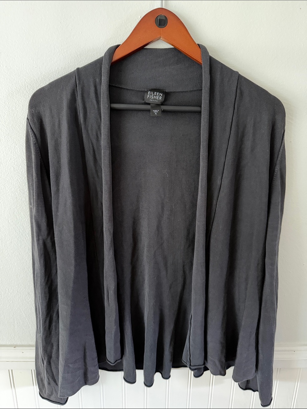 Eileen Fisher Petite Black Top